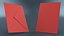 3D model Red Standard Envelope