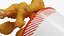 Realistischer Eimer mit frittiertem Hähnchen