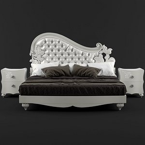 3D bed 558g maestri artigiani model
