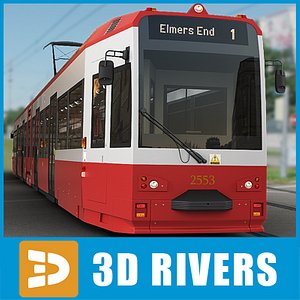 london tram tramways 3d 3ds