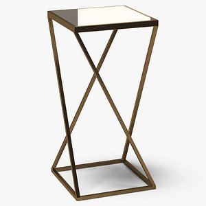 square end table metal 3D model