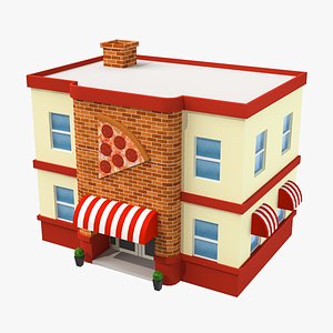 cartoon pizza model