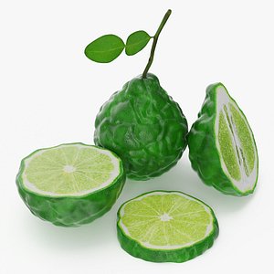 3D Bergamot Fruits