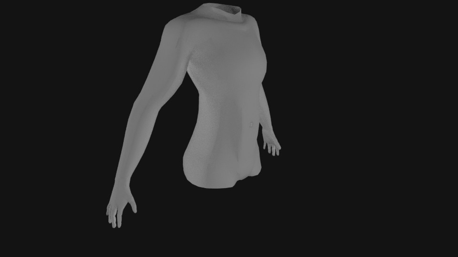 Free Basemesh Human-body Arms Hands 3d Model