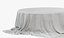 3D table drapery