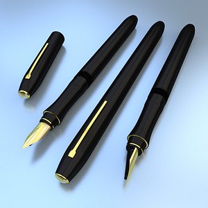 3d item fine writing model