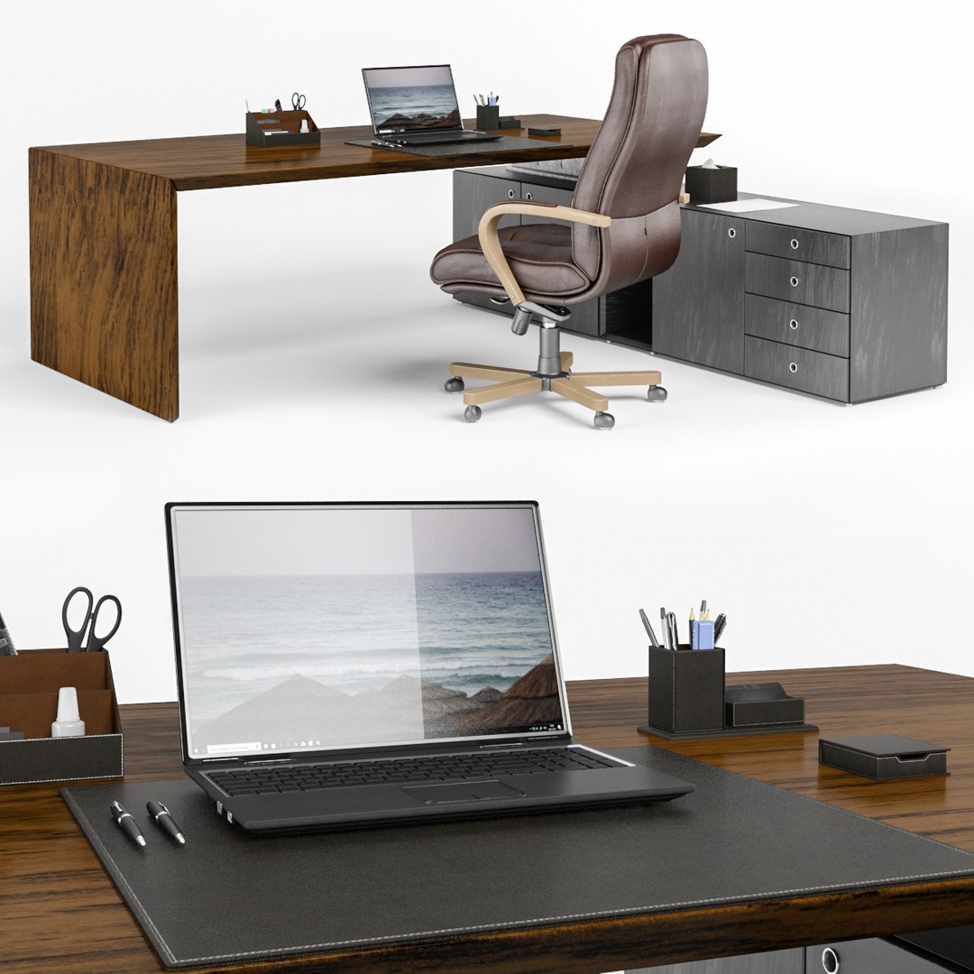 set office 3D model https://p.turbosquid.com/ts-thumb/cG/Y3UDrF/ZHXW9iLh/render_table1_2/jpg/1514464733/1920x1080/fit_q87/c0c2e03c5a4eef3d91e2b69a5bc9b78f6adde75c/render_table1_2.jpg