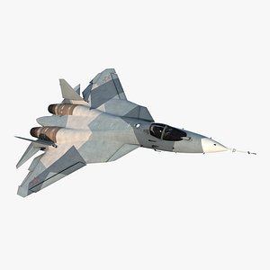 3d model sukhoi t-50 pak fa