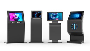 Electronic Kiosk Collection 3D model