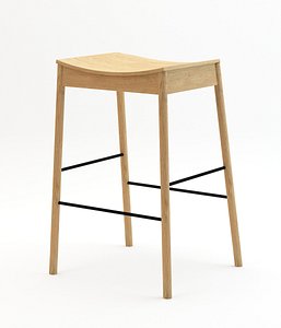 Resident Studio - Tangerine Stool