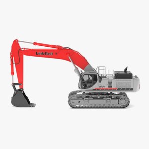 3D Link Belt 800LX V3 Hydraulic Excavator