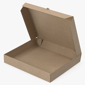 pizza box mockup 3D
