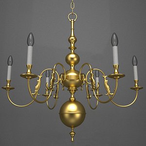 Brass Chandelier