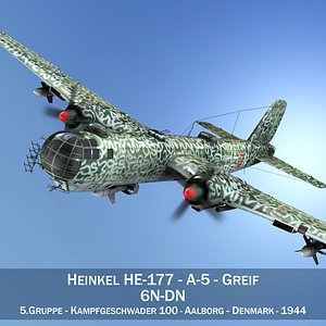 3ds max heinkel he-177 a-5 -