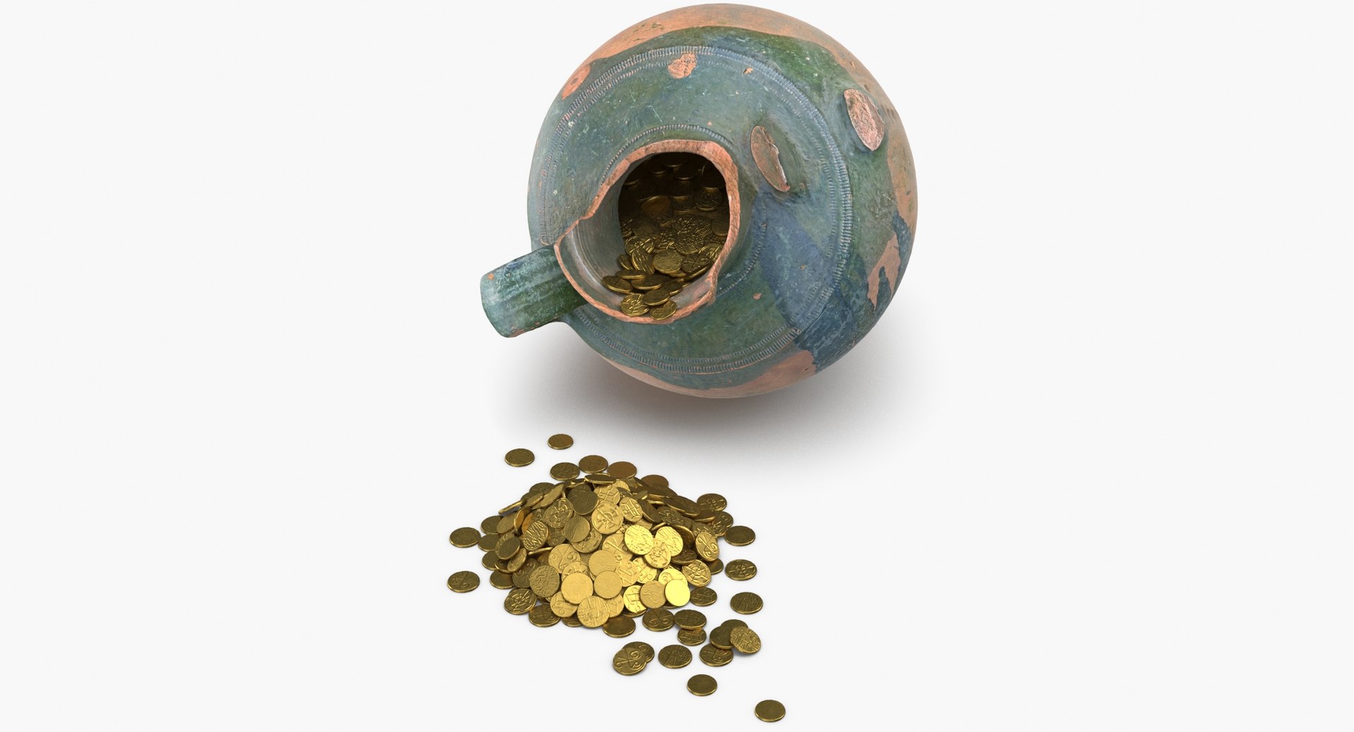 3D broken clay pot model https://p.turbosquid.com/ts-thumb/cG/nllh6x/i1ZsrK2Y/broken_clay_pot_with_treasure_thumbnail_0005/jpg/1592388509/1920x1080/fit_q87/07a90f8632655528a7d96a3ae71821c8b9f8dccb/broken_clay_pot_with_treasure_thumbnail_0005.jpg