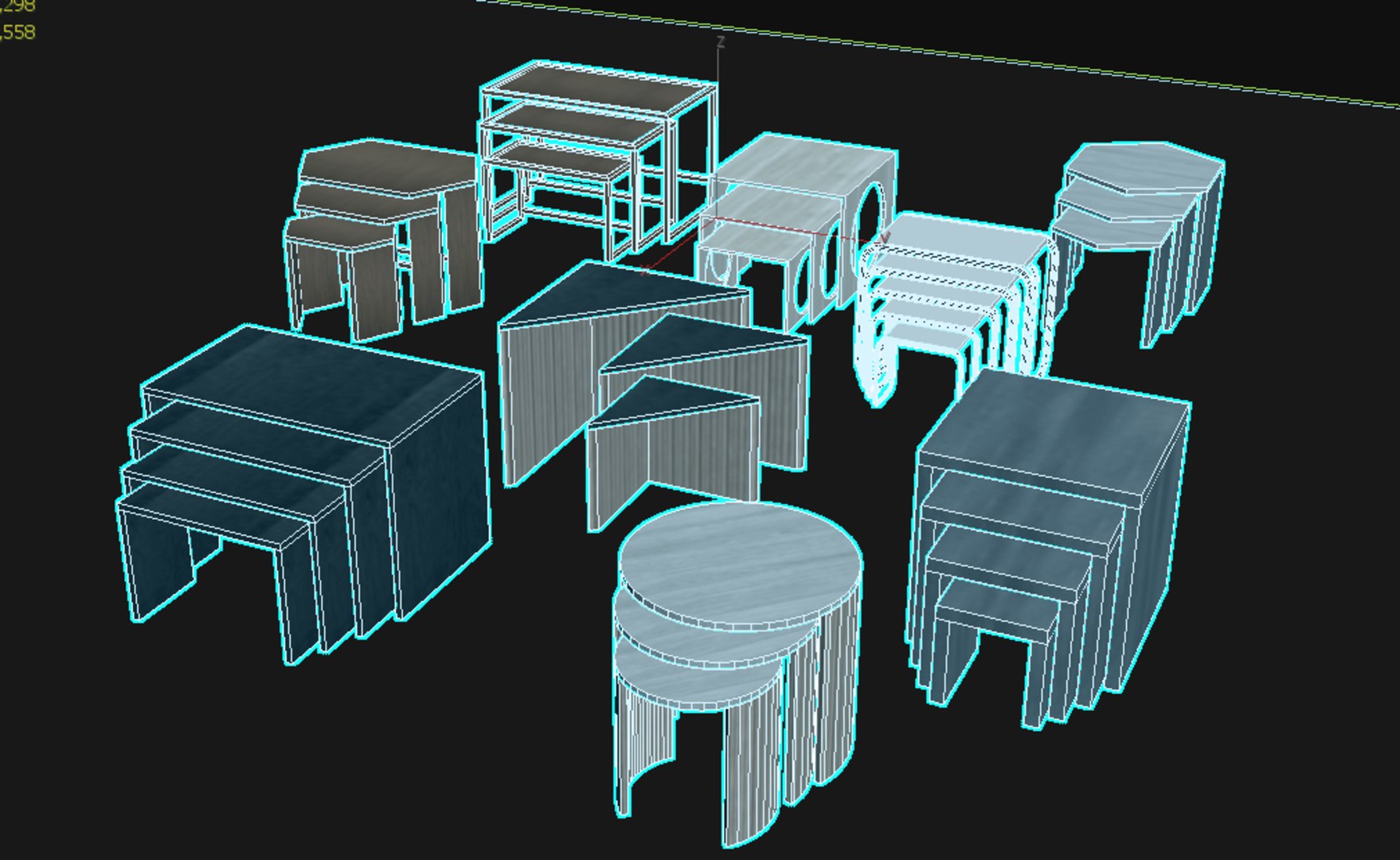 Free 31 Coffee Tables -  9 sets model https://p.turbosquid.com/ts-thumb/cG/qlbstM/F2/tablecoffe9/png/1753098631/1920x1080/fit_q87/718d9258c5ccfa4c195316b23e497644cf10149c/tablecoffe9.jpg