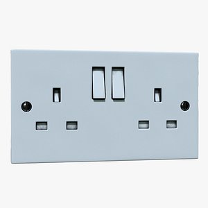 3D uk wall plug