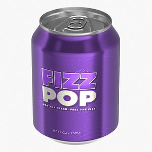 3D Standard Soda Can 250ml V2