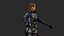 Personagem Lucy Warrior Game Ready