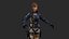 Personagem Lucy Warrior Game Ready