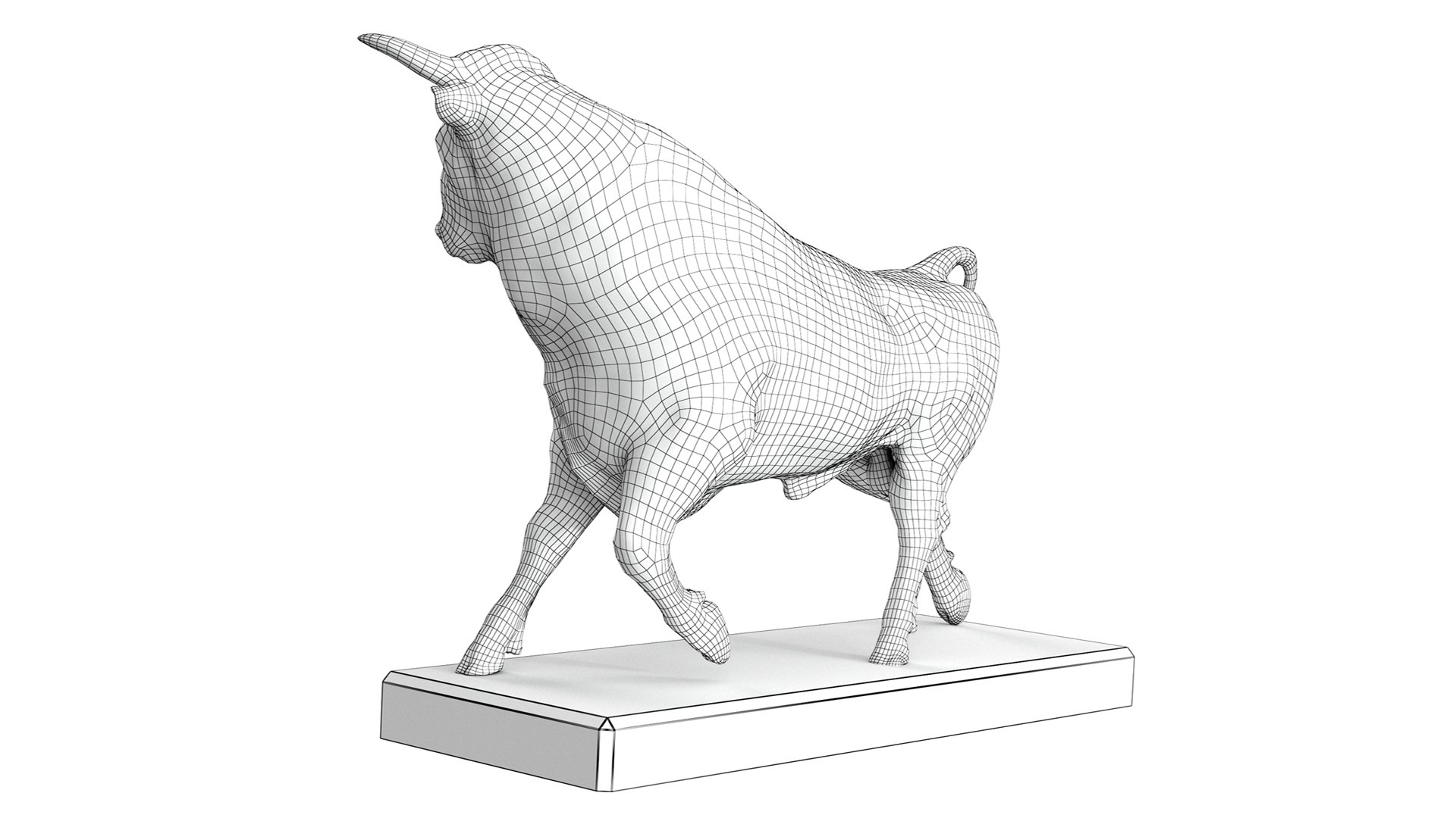 3D Bronze Bull TurboSquid 1925254