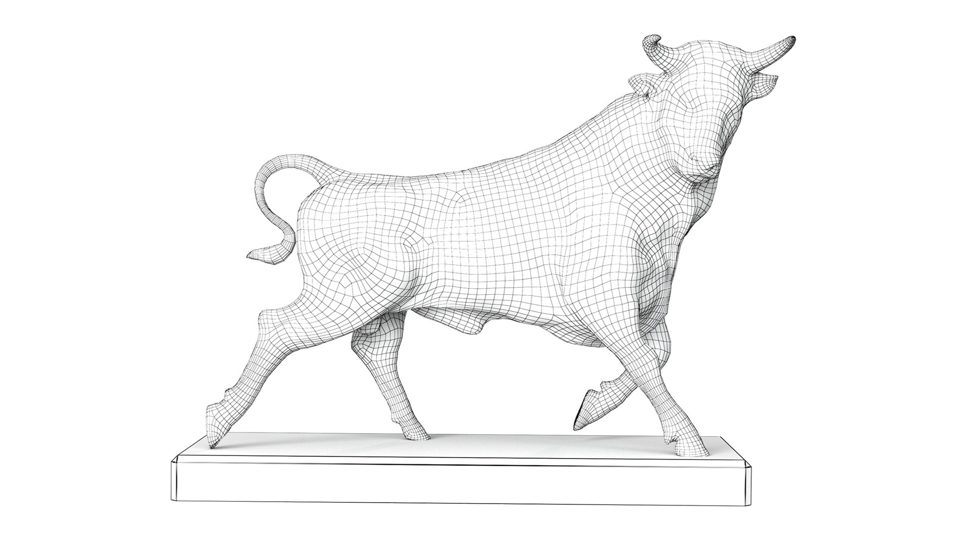 3D Bronze Bull TurboSquid 1925254