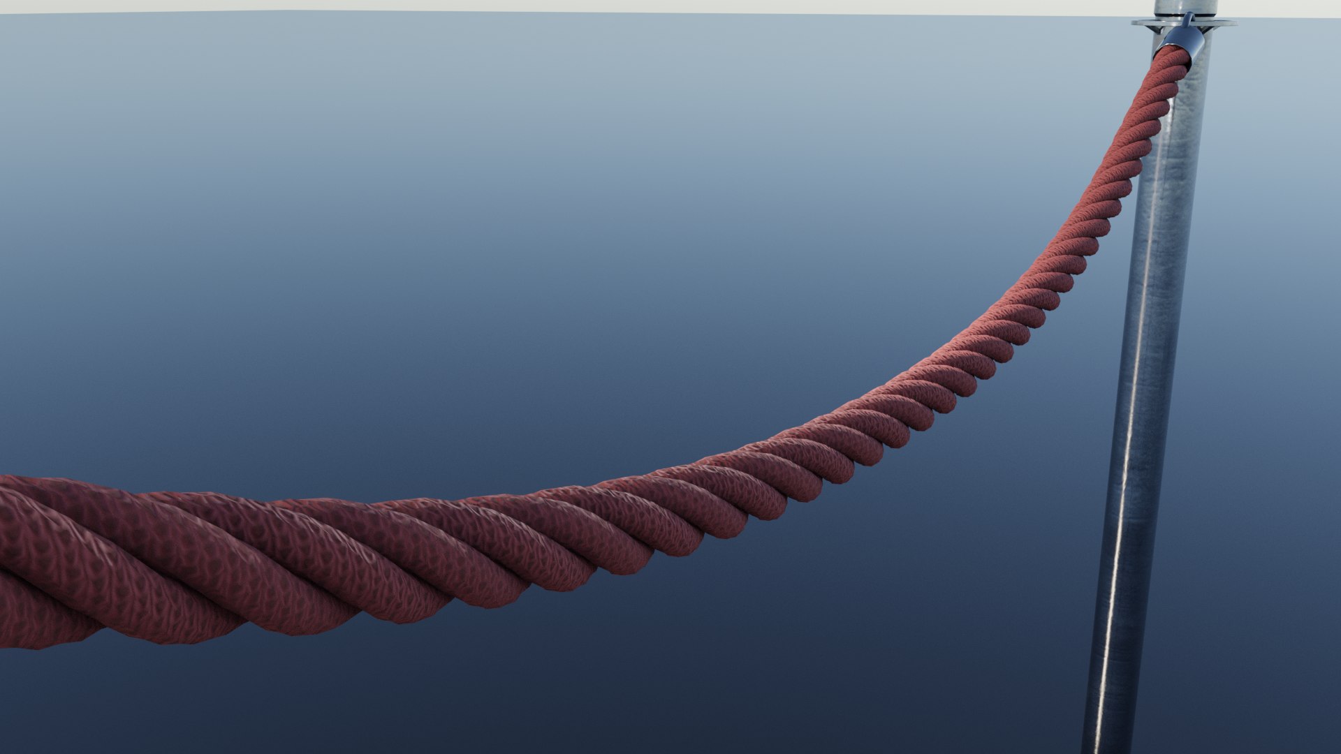 Blocking Rope Fence model - TurboSquid 2085181