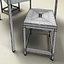 3D model cafe table 2 chair