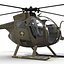 light helicopter hughes oh 3d max