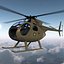 light helicopter hughes oh 3d max