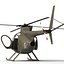 light helicopter hughes oh 3d max