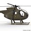 light helicopter hughes oh 3d max
