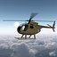 light helicopter hughes oh 3d max