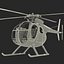 light helicopter hughes oh 3d max