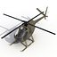 light helicopter hughes oh 3d max