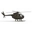 light helicopter hughes oh 3d max