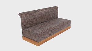 Cosmopolitan Beige Linen Sofa Cafe