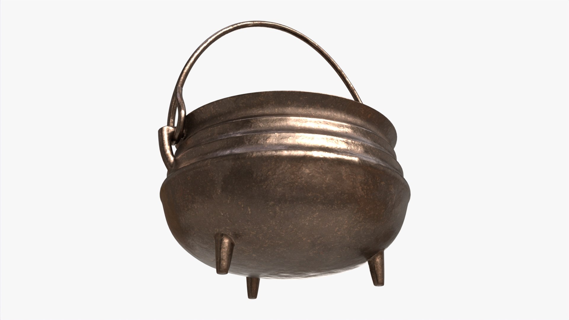 3D Cast Iron Cauldron Model - TurboSquid 2029973