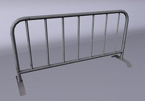 gate barrier 3d model