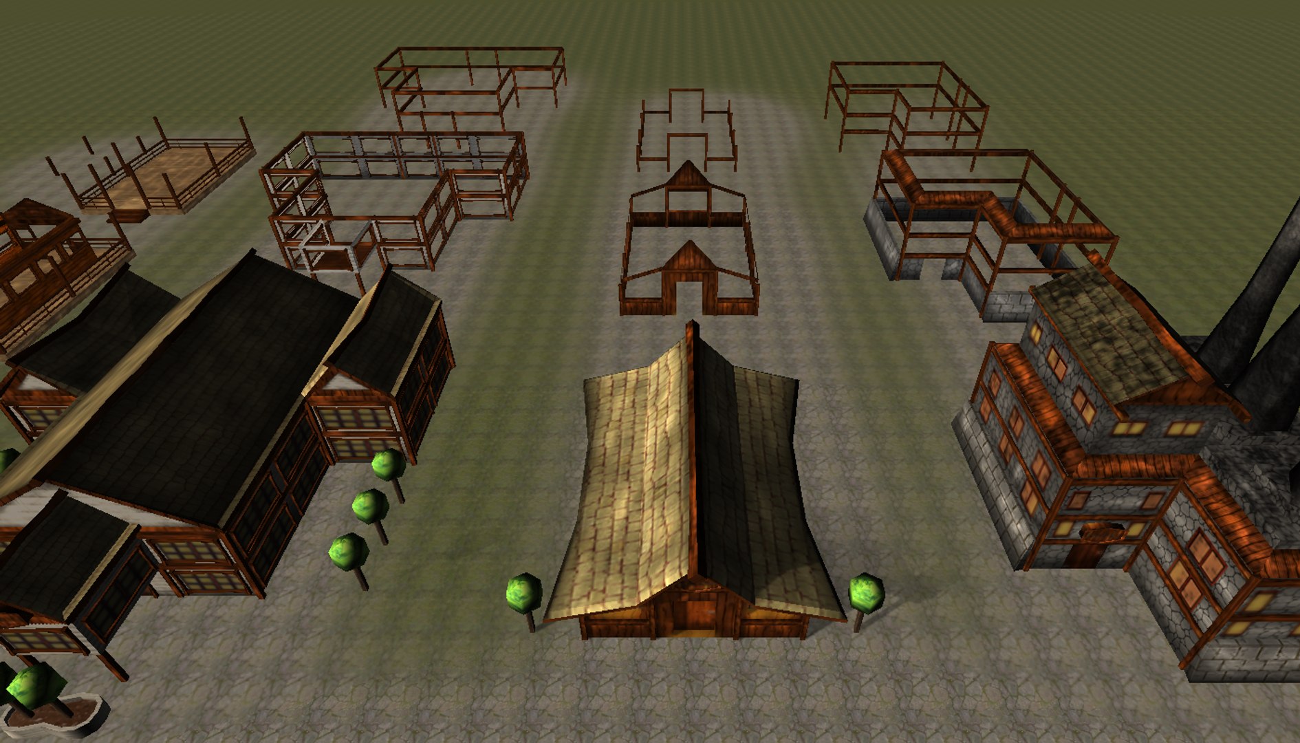 Buildings Store Magic 3d Model
