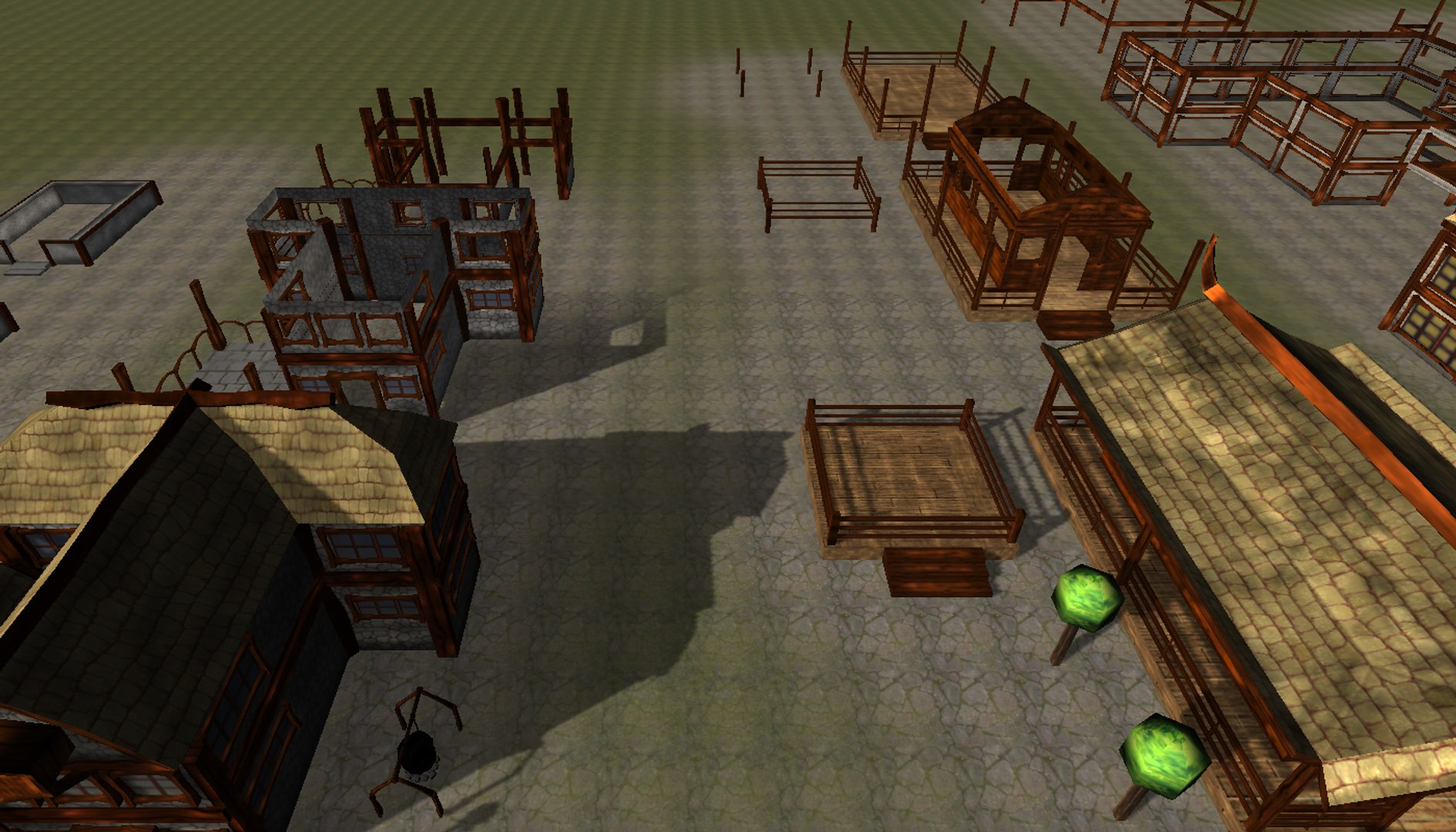 Buildings Store Magic 3d Model