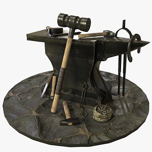 Blacksmith equipment 3D model