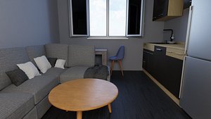 3D Small apartment model