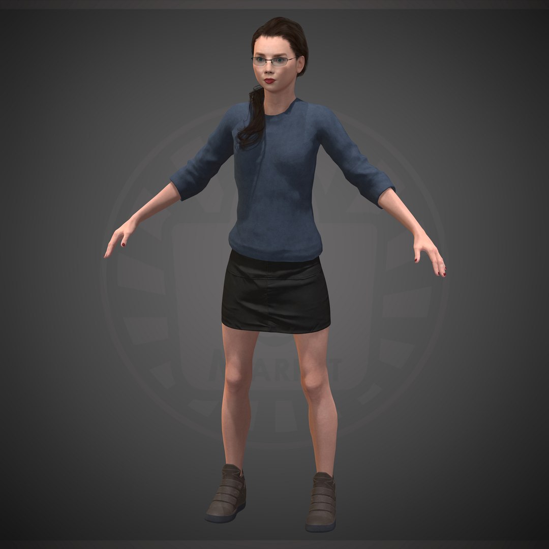 Character People Human 3D Model - TurboSquid 1682136