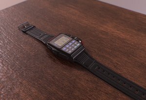 casio smartwatch 1988 3D model