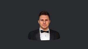 Channing-Tatum- Realistic bust head ready