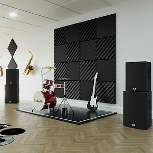 Music Room 3D model