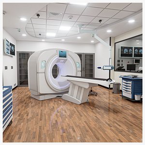Fully Equipped-Radiology-CT-Scan Room 3D