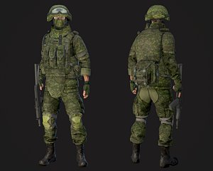 Soldier in equipment Ratnik