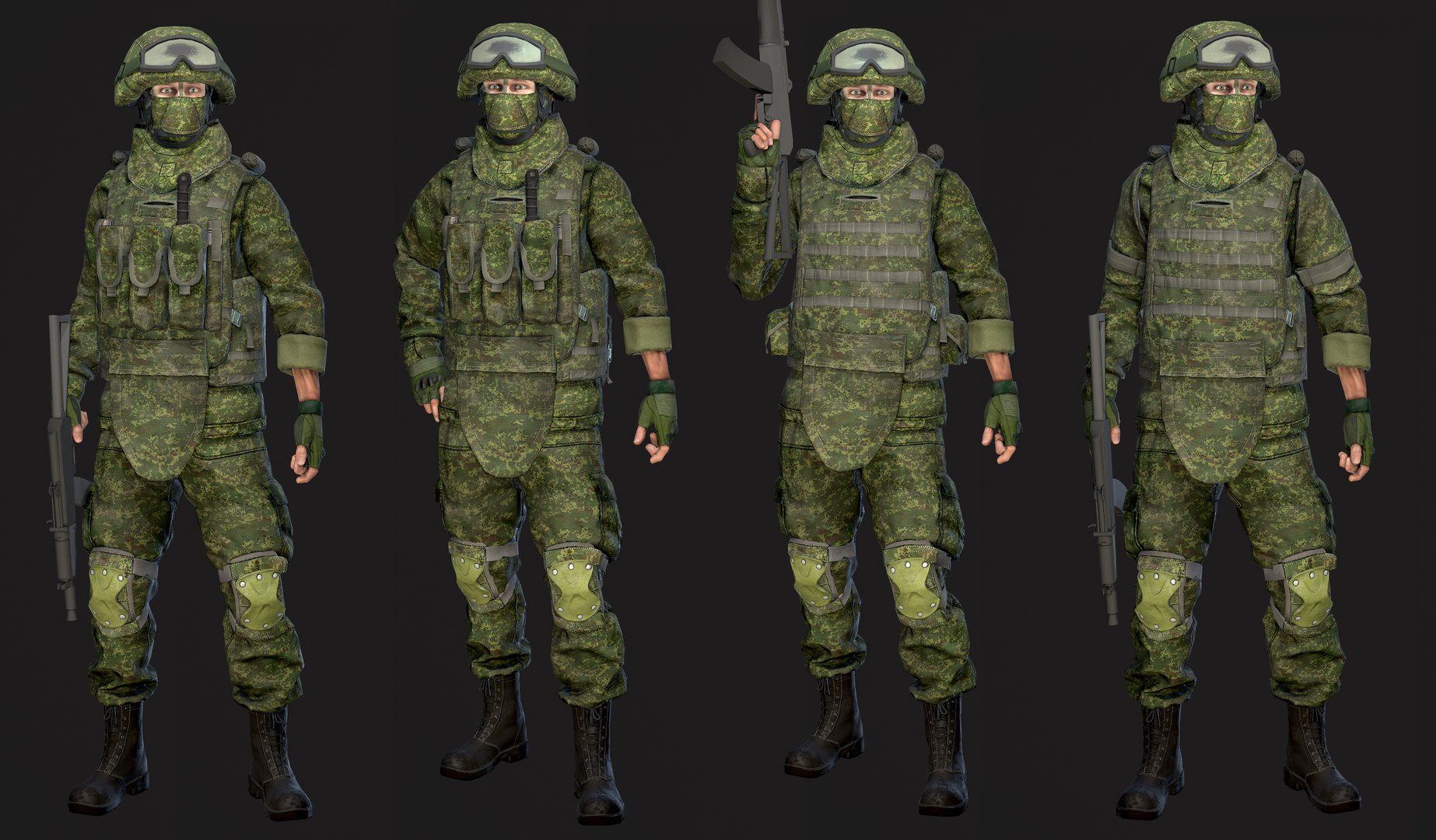 3D Soldier Games Model - TurboSquid 1270272